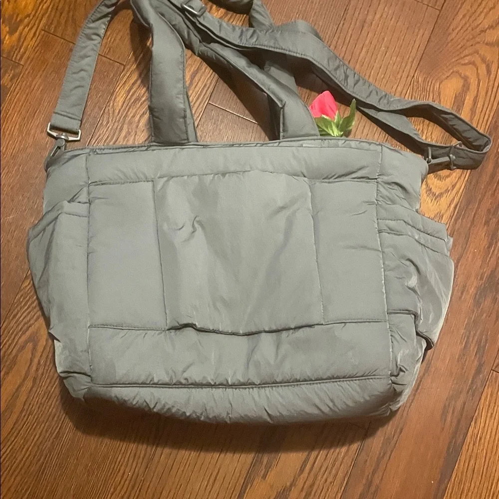 Prada Gray Baby Bag